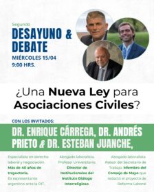 Desayuno – Debate: ¿Hacia una nueva Ley para Asociaciones Civiles?